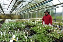 Biogärtner Christian Herb mit 200 torffreien Tomatensorten